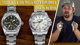 Tudor Black Bay Pro vs Rolex Explorer II - Week on the Wrist