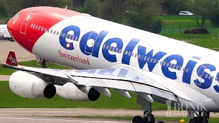 Edelweiss Air Airbus A340-300 at Zurich airport 🛫