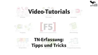 Video Tutorial - Zeiterfassung Tipps und Tricks - Zeitarbeitssoftware [F5]