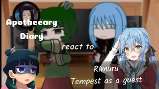 apothecary diary react to rimuru tempest as a guest✨