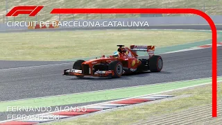 Assetto Corsa F1 2013: Fernando Alonso Onboard Lap Barcelona
