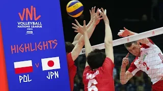 POLAND vs. JAPAN - Highlights Men | Week 5 | Volleyball Nations League 2019