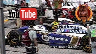 F1 Imola San Marino Sunday May 1, 1994 Race day (full video)(Ayrton Senna)