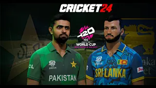 Pakistan's New Jersey COOL! 🤩 Pakistan vs Sri lanka T20 World Cup Warm-Up Match | Cricket 24