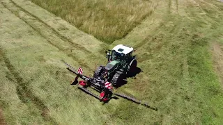 Mähen mit Doppelmessermähwerk /// BB Umwelttechnik