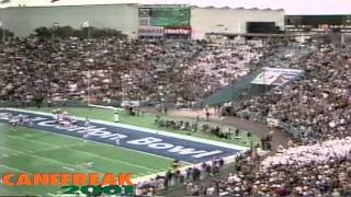 1991 Cotton Bowl - Miami Hurricanes vs Texas Longhorns Highlights
