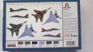 Unboxing of Italeri MiG-29UB Fulcrum