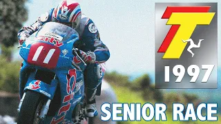 Phillip McCallen wins the 1997 Isle of Man TT Senior Race
