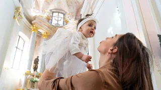 Видеосъемка крещения в Минске. Кафедральный собор Имени Пресвятой Девы Марии. #крещениеребенка