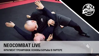 NEOCOMBAT LIVE: Фрагмент тренировки. Основы борьбы в партере.