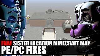 FNAF Sister Location Minecraft Map PE/PC Fixes!