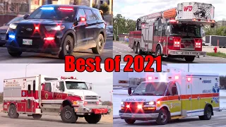 Emergency Vehicles Responding 2021- Best of Fire Trucks, Police Cars & Ambulances