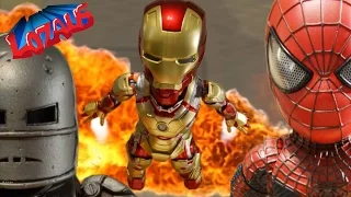 BABY SPIDERMAN Stop Motion & The IRONMAN Action Figures Trailer