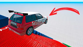 СМЕРТЕЛЬНЫЕ ПРЫЖКИ! КТО ДАЛЬШЕ ПРЫГНЕТ!┃BeamNG.drive