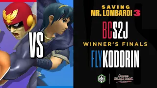 SAVING MR. LOMBARDI 3 - S2J (Falcon) vs Kodorin (Marth) - SSBM - Winner's Finals