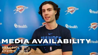 OKC Thunder Full Media Availability | Coach Daigneault + Josh Giddey | Practice | April 8, 2023