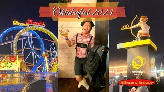 OKTOBERFEST 2022 PART 1. Beers, great food, and carnival rides MÜNCHEN GERMANY 🇩🇪 | Travel Vlog 31