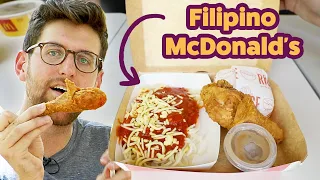 American Tries Filipino McDonald's For The First Time