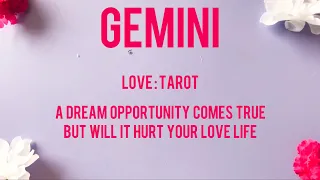 GEMINI LOVE TAROT READING: SEPTEMBER 2021: A DREAM COMES TRUE, BUT WILL IT AFFECT YOUR LOVE LIFE