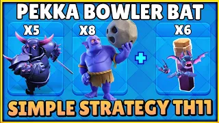 ANY BASE 3* |Th11 Pekka BoBat Attack - Best Th11 Attack Strategies ! Clash of Clans Topic Live 2023