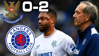 DANILO INJURY... 3 POINTS & DOWN THE ROAD! ST JOHNSTONE 0-2 RANGERS - SCOTTISH PREMIERSHIP - REVIEW