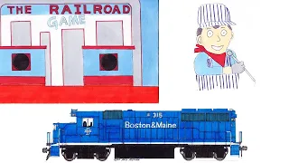 "The Railroad Game: Episode 21" Boston & Maine #NewEngland #Railway #massachusetts #NewYork