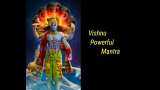 Vishnu powerful mantra | shantakaram bhujagashayanam #vishnu