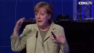 MediaNight 2014: Die Rede von Angela Merkel