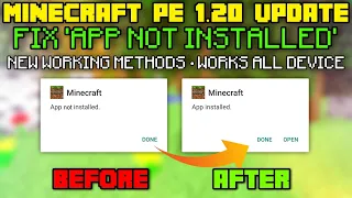 How To Fix Minecraft 1.20 "App not installed" Problem | Fix Minecraft Not Installing After Update