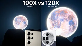 Galaxy S24 Ultra VS Oppo Find X7 Ultra Live Zoom Test Comparison
