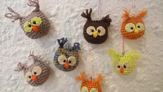 СОВА - брелок OWL - Keychain Crochet