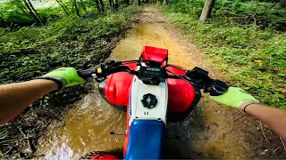After STORM Trail Riding on the Honda