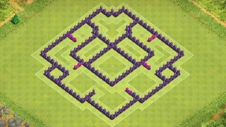 Clash of clans. Ратуша 7/тх 7 (Лучшее расположение базы)