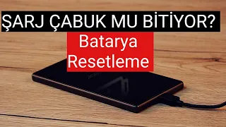 %100 İşe Yarıyor... TELEFON ŞARJI ÇABUK BİTİYORSA BU YÖNTEMİ DENEYİN! Bataryaya Reset Atma