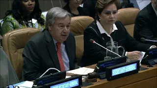 UN Chief on the Implementation of the Paris Agreement on Climate Change