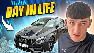 DAY IN A LIFE OF A 21 YEAR OLD FOREX TRADER | C63 & Profit!