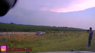 High speed pursuit Dodge charger tries to outrun Arkansas State Police no Bueno ￼