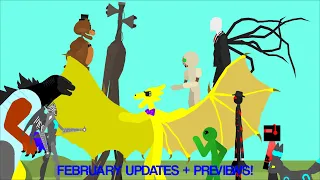 February Updates + New Previews For Cartoon Dog vs 087-1 and Indie Horror vs Internet Horror Part 2