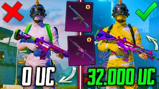 ЭТО ЛУЧШАЯ ПРОКАЧКА АККАУНТА на 32000 UC В PUBG MOBILE! ПРОКАЧАЛ ШУТ и ВЫБИЛ АКМ ЛЕДНИК ПУБГ МОБАЙЛ!