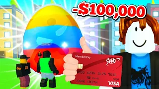 HOW MANY TITANICS can NOOB hatch with my $100,000 ROBUX in Pet Simulator X