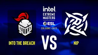 Into the Breach vs. NiP - Map 1 [Ancient] - IEM Cologne 2023 - Play-In