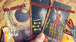 No contact: Current Feeling of your person & Next Action?💞 Hindi tarot card reading