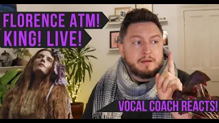 Vocal Coach Reacts! Florence And The Machine! King! Live! PATREON FAST TRACK REACTION!