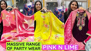 Pink n Lime Brings You The Most Fascinating Party Wear & Velvet Suits, Cord Sets & Lehenga Sets.