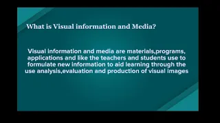 Two Dimension of Media (Text and Visual Information and Media) |•Media and Information Literacy