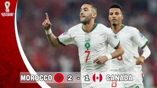 المغرب - كندا 2-1 كأس العالم قطر 2022 جنون المعلق خليل البلوشي جودة عالية 1080p