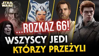 Wszyscy Jedi (ponad 30), którzy przeżyli Rozkaz 66 w Star Wars. Jak przetrwali? Co się z nimi stało?