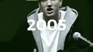 The evolution of Eminem 1999 - 2017