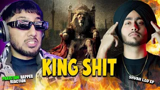 Pakistani Rapper Reacts to KING SHIT - SHUBH LEO EP