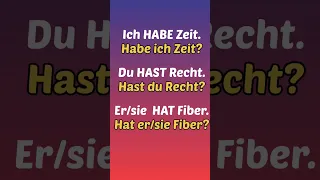 🇩🇪Утворюй питання з HABEN правильно✅